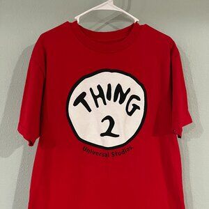 Universal Studios Dr Seuss Thing 2 T-Shirt Size L